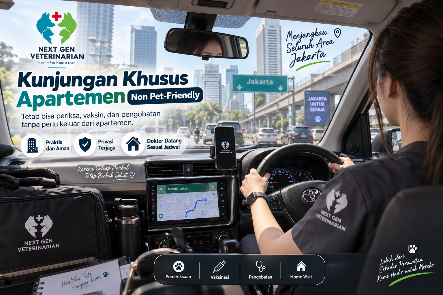 Mobil layanan Next Gen Veterinarian