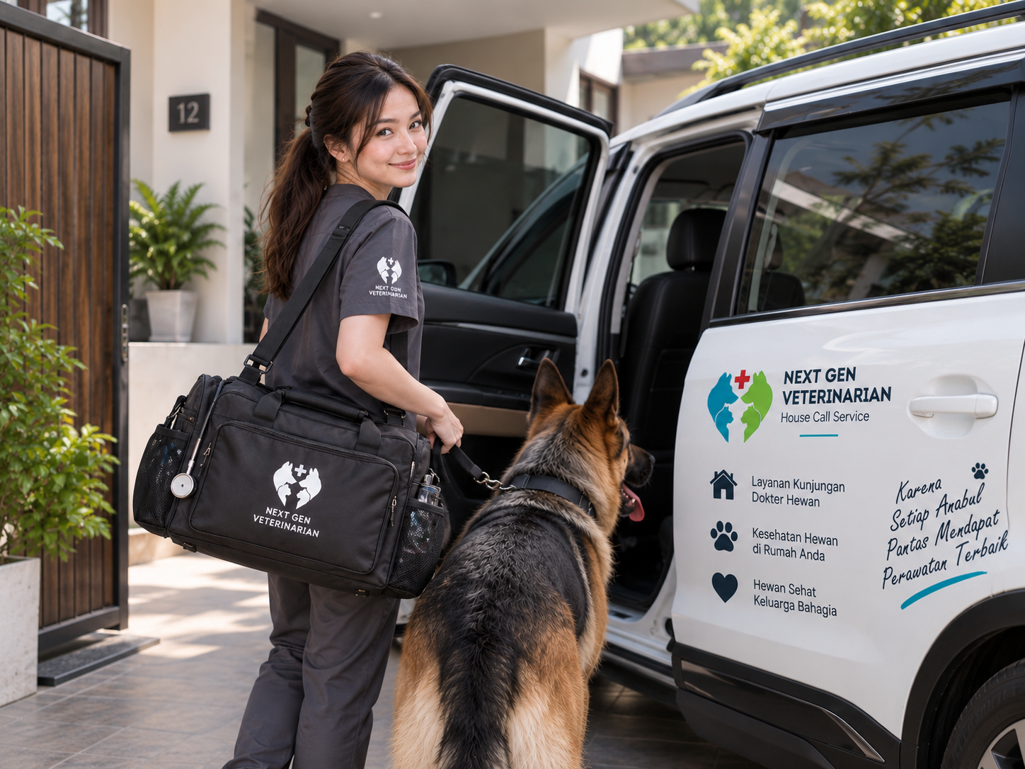 Mobil layanan Next Gen Veterinarian